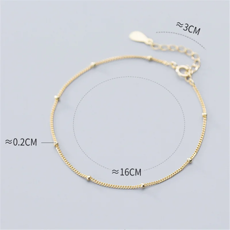 A00258 Jazaz Minimalist Round Bead Link Chain Charm Bracelet&Bangle for Women Genuine 925 Sterling Silver Jewelry Gift 
A00258 Jazaz Minimalist Round Bead Link Chain Charm Bracelet&Bangle for Women Genuine 925 Sterling Silver Jewelry Gift