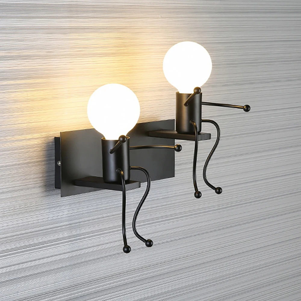 Настенный светильник MengJay металлический мультяшный робот
Настенный светильник MengJay металлический мультяшный робот