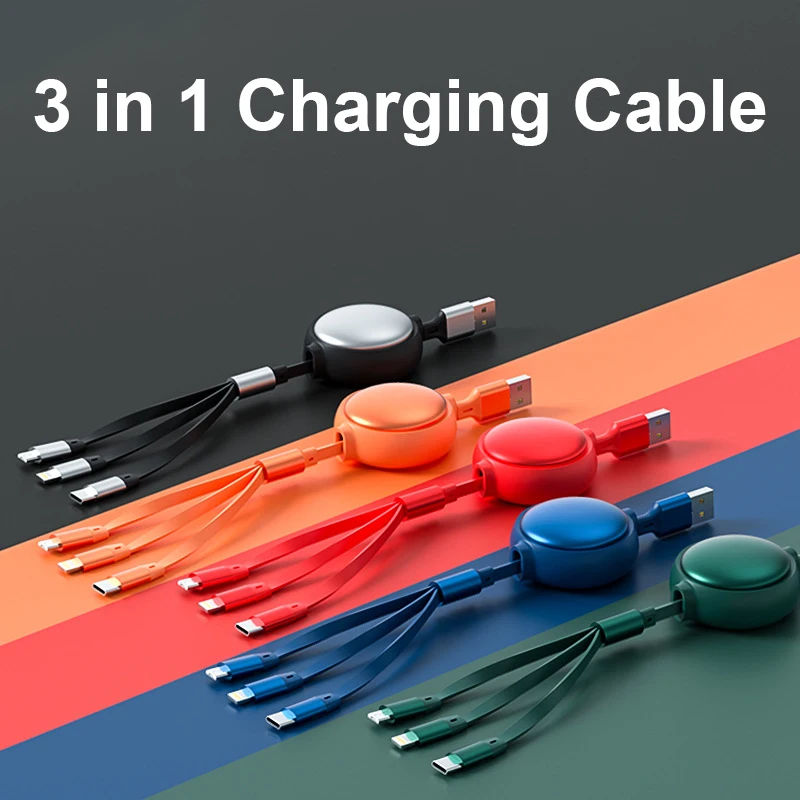 3 в 1 кабель для быстрой зарядки для iPhone, кабель передачи данных Micro USB Тип c, кабель для xiaomi huawei Samsung, зарядное устройство, провод для iPad 1,2 м
3 в 1 кабель для быстрой зарядки для iPhone, кабель передачи данных Micro USB Тип c, кабель для xiaomi huawei Samsung, зарядное устройство, провод для iPad 1,2 м