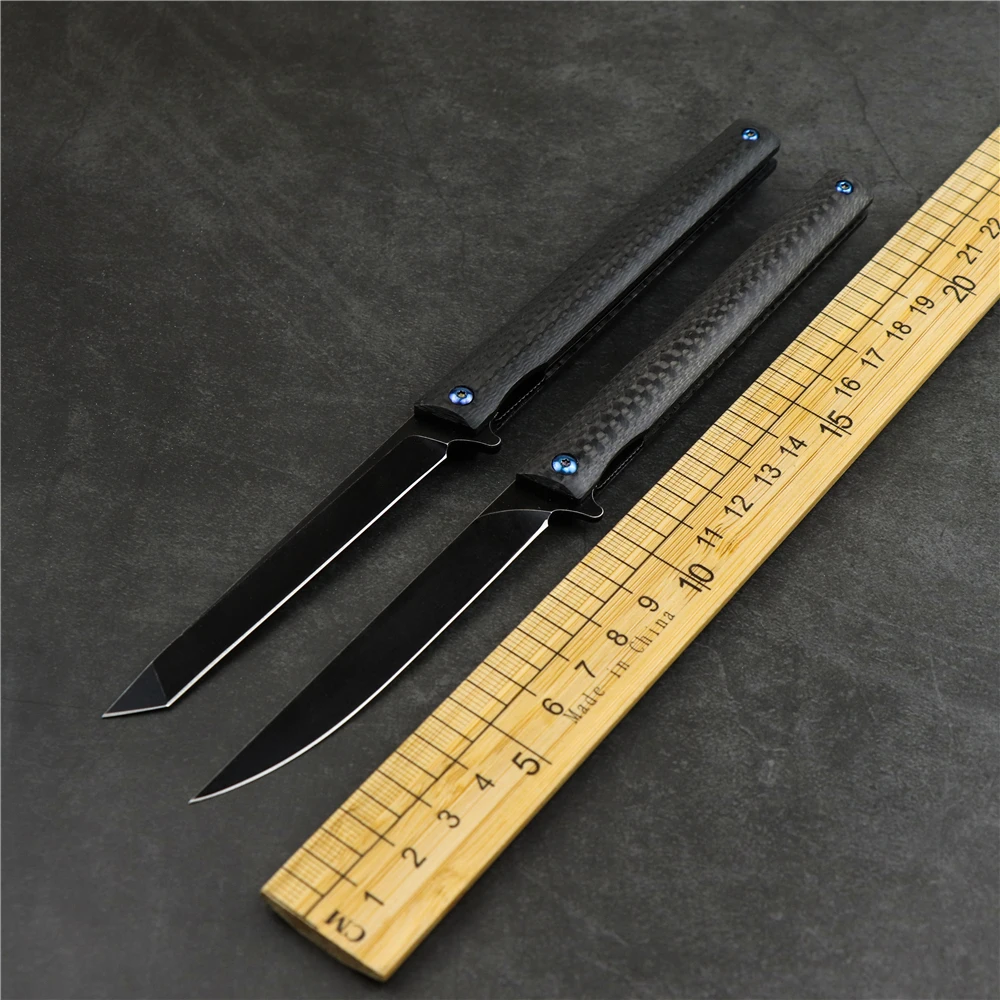 Magic pen m390 blade carbon fiber outdoor camping folding knife with height hardness sharp EDC tactical knife fruit knife
Magic pen m390 blade carbon fiber outdoor camping folding knife with height hardness sharp EDC tactical knife fruit knife