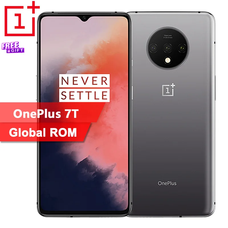Оригинальный мобильный телефон OnePlus 7T с глобальной прошивкой 6 55 дюймов 90 ГГц 8 ГБ