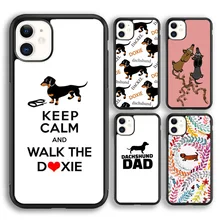 Funny Dachshund Long dog short legs Phone Case Cover For iPhone 15 SE2020 14 6 7 8 plus XS XR 11 12 mini 13 pro max coque Fundas
