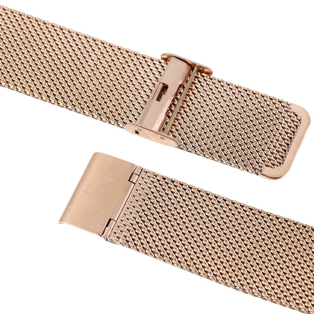 Stainless Steel Exquisite Perfect Ornament Watch Bracelet Net Steel Strip 24mm Splicing Band Safety Buckle New
Stainless Steel Exquisite Perfect Ornament Watch Bracelet Net Steel Strip 24mm Splicing Band Safety Buckle New