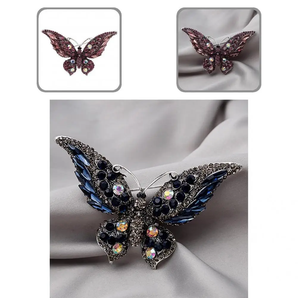 Collar Brooch Rhinestone Gift Exquisite Butterflies Shape Vivid Lapel Pin Lapel Pin Costume Accessories
Collar Brooch Rhinestone Gift Exquisite Butterflies Shape Vivid Lapel Pin Lapel Pin Costume Accessories