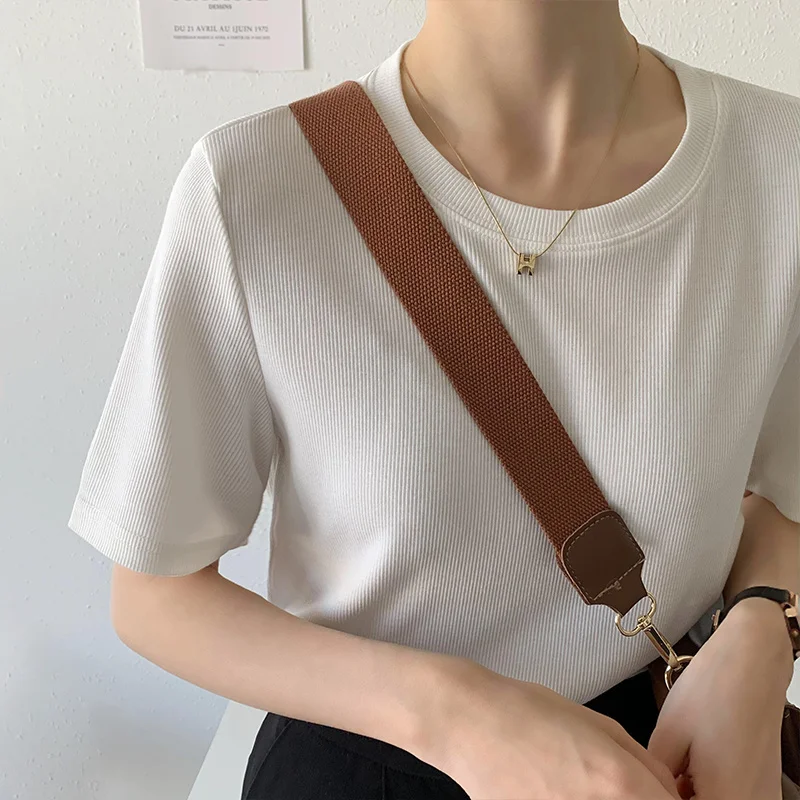 Women's Short-Sleeved T-shirt 2021 Summer New Women's Korean-Style Loose round Neck Half-Sleeved White Blouse Ins Fashion Summer
Women's Short-Sleeved T-shirt 2021 Summer New Women's Korean-Style Loose round Neck Half-Sleeved White Blouse Ins Fashion Summer