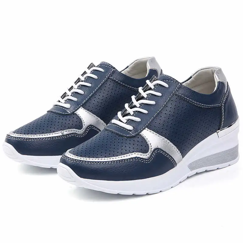 Breathable Women's Sneakers Lace-up High Quality Women's Running Shoes Lightweight Woman Sneaker Plus Size Genuine Leather L5
Breathable Women's Sneakers Lace-up High Quality Women's Running Shoes Lightweight Woman Sneaker Plus Size Genuine Leather L5