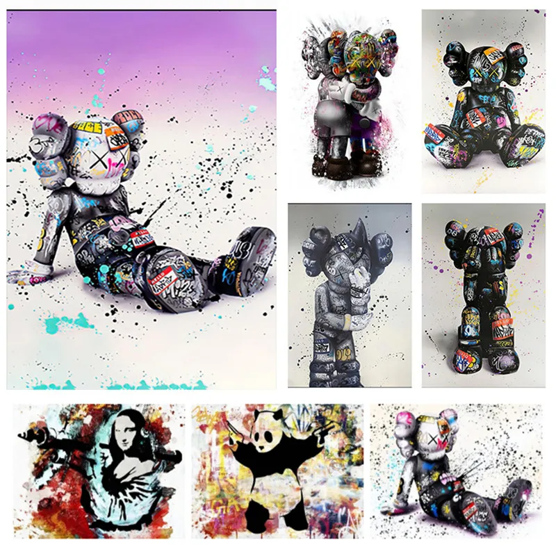 Panda Teddy Bear Doll Person Poster and Prints Decoration Mural Graffiti Art Character Canvas Painting Modern Wall Art Prints
Panda Teddy Bear Doll Person Poster and Prints Decoration Mural Graffiti Art Character Canvas Painting Modern Wall Art Prints