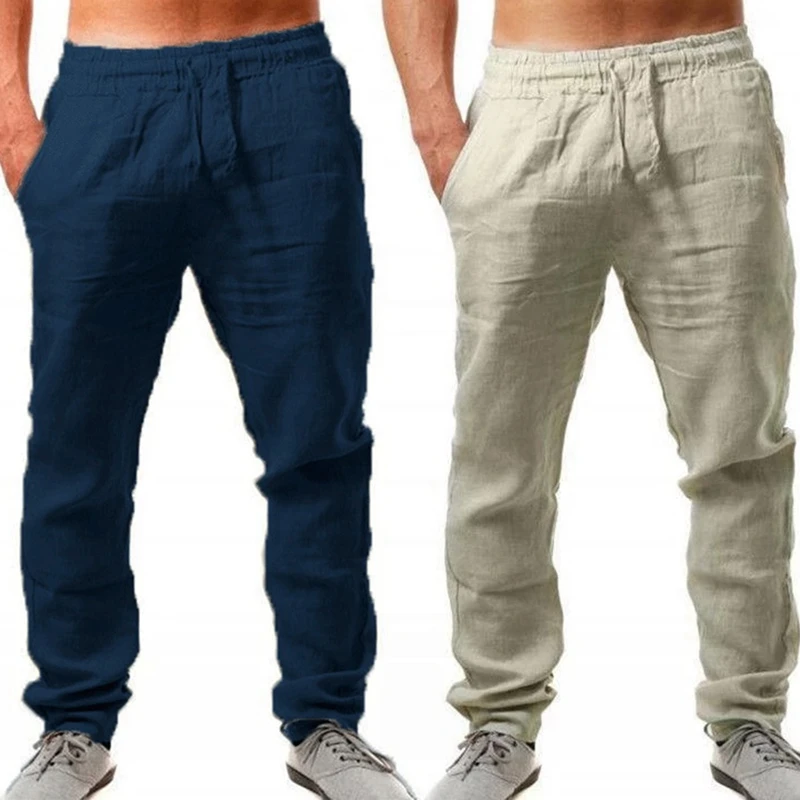 Брюки мужские из хлопка и льна, свободные однотонные шаровары, повседневные брюки в стиле хип-хоп, темно-синие и темные хаки, 2 шт.
Брюки мужские из хлопка и льна, свободные однотонные шаровары, повседневные брюки в стиле хип-хоп, темно-синие и темные хаки, 2 шт.