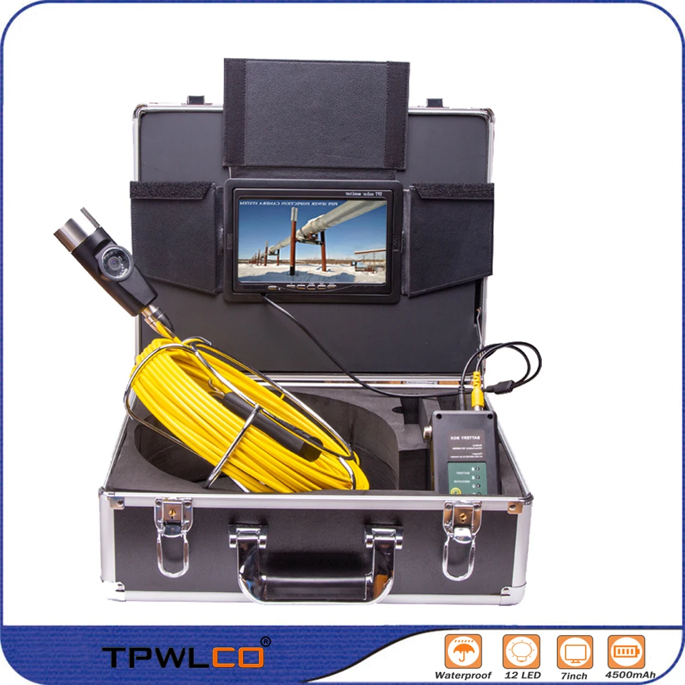 Sewer Endoscope Camera System 42mm Dual Lens 1000TVL HD 7inch LCD Pipe Drain Video Inspection 20m Cable
Sewer Endoscope Camera System 42mm Dual Lens 1000TVL HD 7inch LCD Pipe Drain Video Inspection 20m Cable