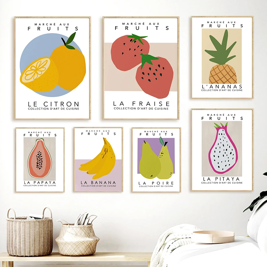 Abstract Fruit Market Strawberry Lemon Pear Wall Art Canvas Painting Nordic Poster And Prints Wall Picture For Living Room Decor
Abstract Fruit Market Strawberry Lemon Pear Wall Art Canvas Painting Nordic Poster And Prints Wall Picture For Living Room Decor