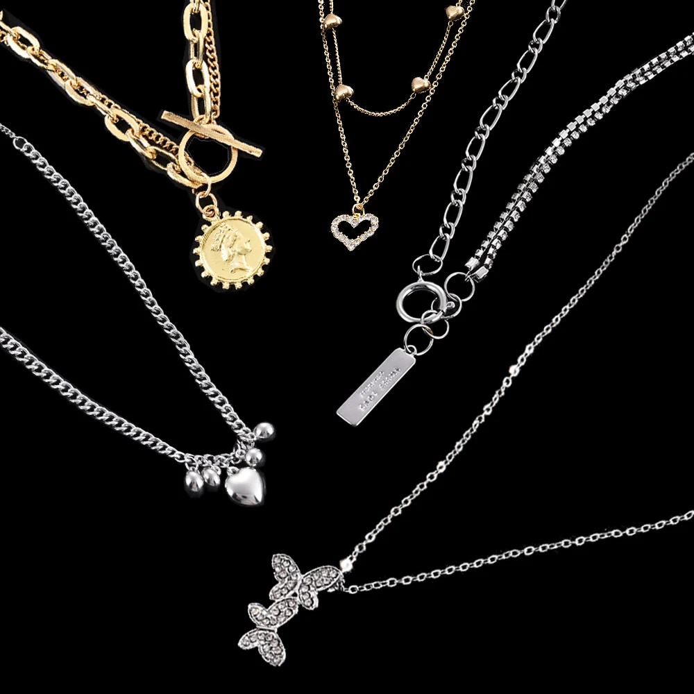 Hiphop Style Temperament Long Chain Necklace for Women Party Punk Multilayered Ball Cross Pendant Necklace 2021 NEW Jewelry
Hiphop Style Temperament Long Chain Necklace for Women Party Punk Multilayered Ball Cross Pendant Necklace 2021 NEW Jewelry