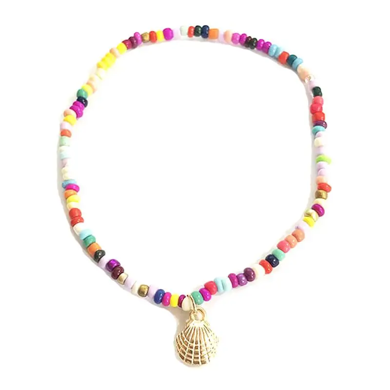 1pc Beaded Anklet Bohemian Style Shell Decor Charm Anklet Bracelet For Wom Girls Jewelry Accessories For Hawaii Beach Party
1pc Beaded Anklet Bohemian Style Shell Decor Charm Anklet Bracelet For Wom Girls Jewelry Accessories For Hawaii Beach Party