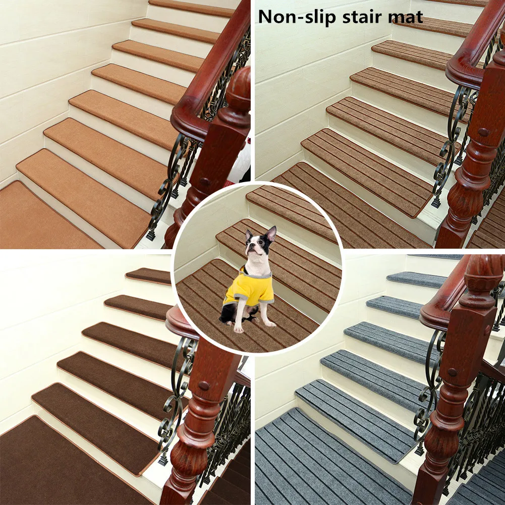 65x24x3cm Tair Tread Carpet Mats Self Adhesive Stair Mat Stair Mat Anti-Skid Step Rugs Safety Mute Floor Mats Indoor Pad
65x24x3cm Tair Tread Carpet Mats Self Adhesive Stair Mat Stair Mat Anti-Skid Step Rugs Safety Mute Floor Mats Indoor Pad