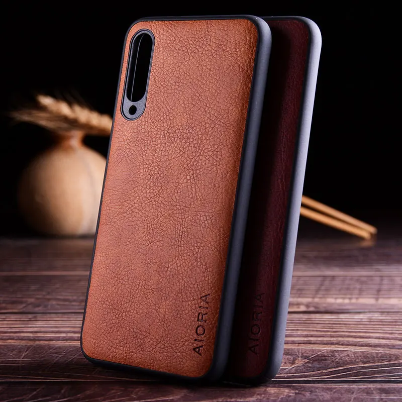 Фото Чехол для xiaomi mi a3 a1 a2 lite роскошный винтажный кожаный чехол Твердый Мягкий