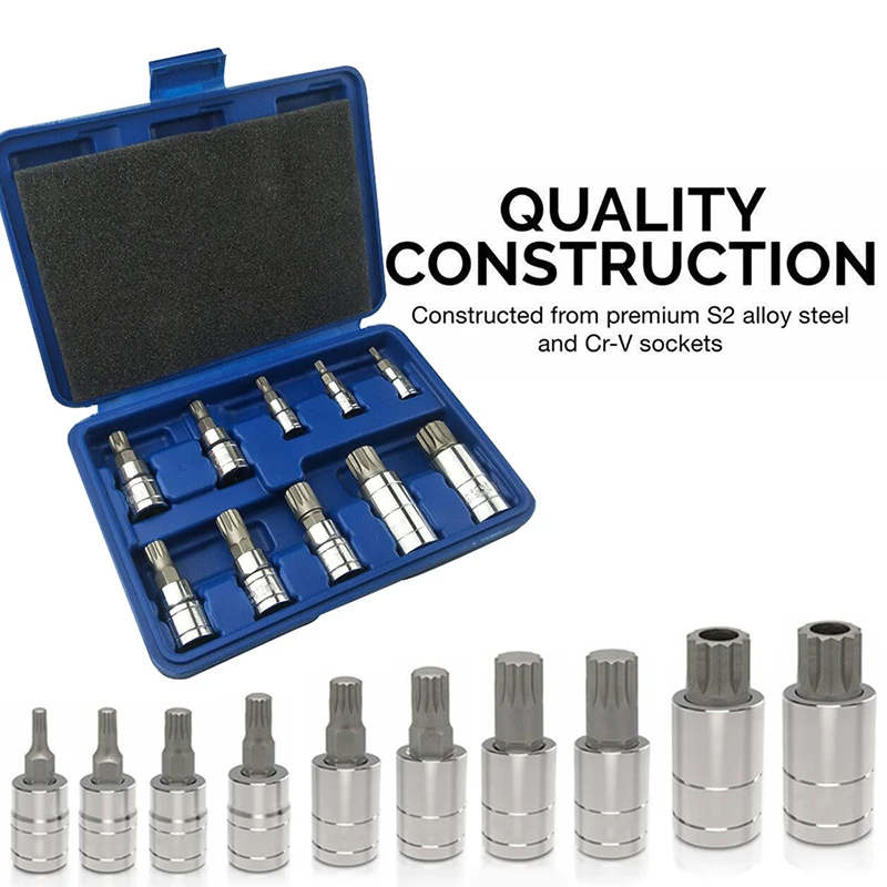 9 pcs Tool Set 5 To 13mm Driver Screw Drill Bit New Adapter Socket 1/4" Hex Nut Nut Driver Set Socket Adapter Screwdrivers Bit
9 pcs Tool Set 5 To 13mm Driver Screw Drill Bit New Adapter Socket 1/4" Hex Nut Nut Driver Set Socket Adapter Screwdrivers Bit