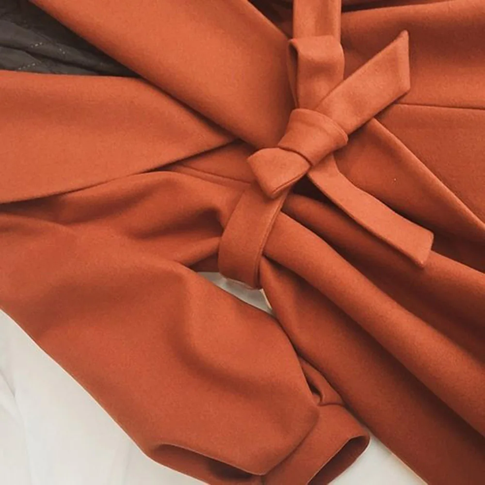 Wool Coat Thick Short Lantern Sleeve Windbreaker Women Trench Coat 2020 Spring Autumn New Korean Loose Sweet Office lady
Wool Coat Thick Short Lantern Sleeve Windbreaker Women Trench Coat 2020 Spring Autumn New Korean Loose Sweet Office lady