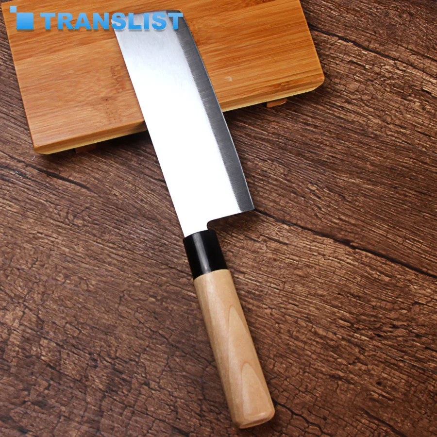Sushi Sashimi Fish Salmon Knife Japanese Slicing Knife 7 Inch 4Cr13 Blade Comfortable Wood Handle Chef's Cooking Tools 
Sushi Sashimi Fish Salmon Knife Japanese Slicing Knife 7 Inch 4Cr13 Blade Comfortable Wood Handle Chef's Cooking Tools