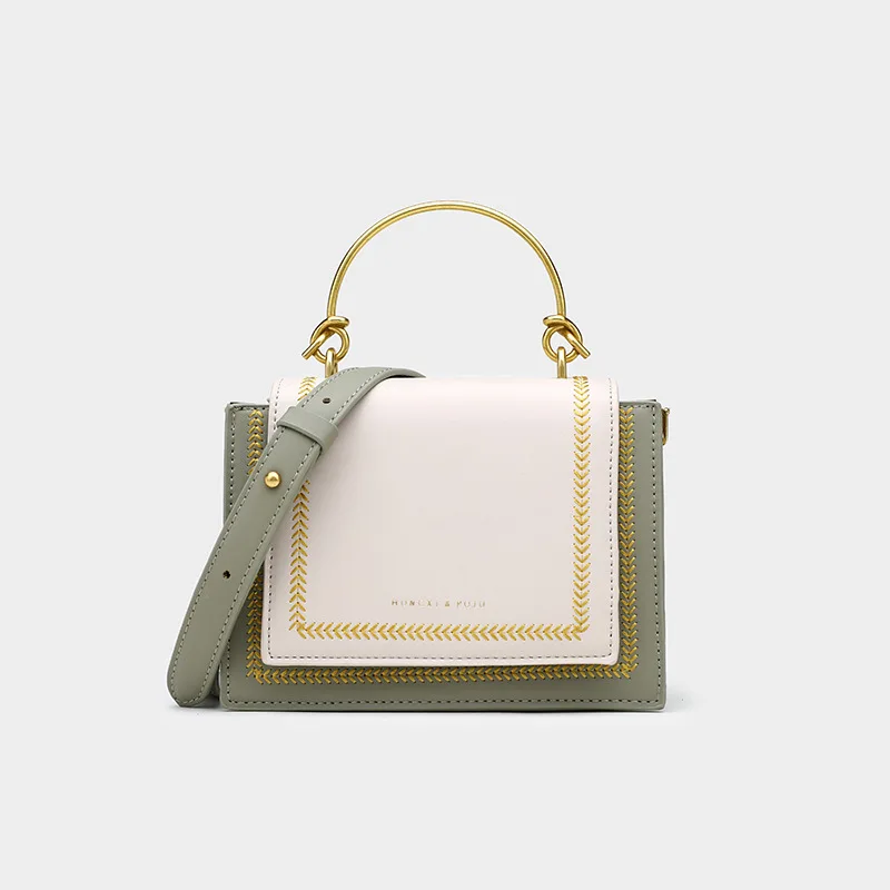 Bright and fresh texture small bag lady Baogang fashion collision color small square bag chain inclined bag in 2019
Bright and fresh texture small bag lady Baogang fashion collision color small square bag chain inclined bag in 2019