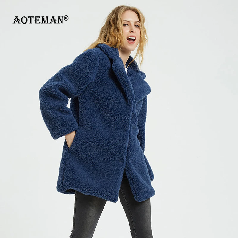 Faux Fur Teddy Coat Women 2021 Autumn Winter Long Jackets Female Vintage Casual Loose Oversize Slim Faux Lamb Wool Cardigans
Faux Fur Teddy Coat Women 2021 Autumn Winter Long Jackets Female Vintage Casual Loose Oversize Slim Faux Lamb Wool Cardigans