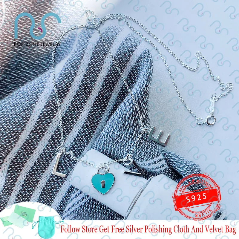 S925 Sterling Silver Necklace Euramerican Classic LOVE Tags Heart Shaped Pendant Necklace Luxury Brand T Original Jewelry Gift
S925 Sterling Silver Necklace Euramerican Classic LOVE Tags Heart Shaped Pendant Necklace Luxury Brand T Original Jewelry Gift