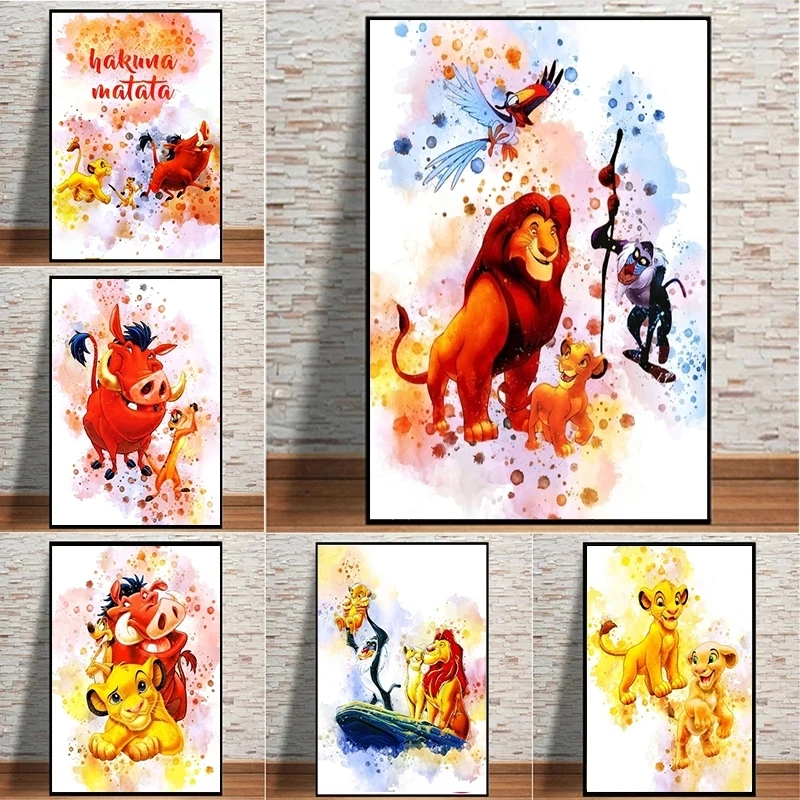 Modular Lion King Pictures Simba Canvas Wall Artwork Cartoon Paintings Design Print Poster Living Room Home Decoration No Frame
Modular Lion King Pictures Simba Canvas Wall Artwork Cartoon Paintings Design Print Poster Living Room Home Decoration No Frame
