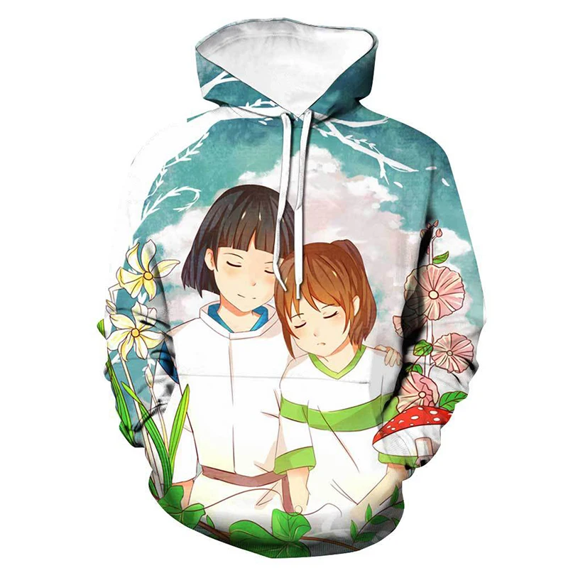 Trendy Anime Hoodies Spirited Away 3D Printed Hooded Sweatshirt Men/Women Casual Streetwear Pullover Unisex Hip Hop Hoodie Tops
Trendy Anime Hoodies Spirited Away 3D Printed Hooded Sweatshirt Men/Women Casual Streetwear Pullover Unisex Hip Hop Hoodie Tops