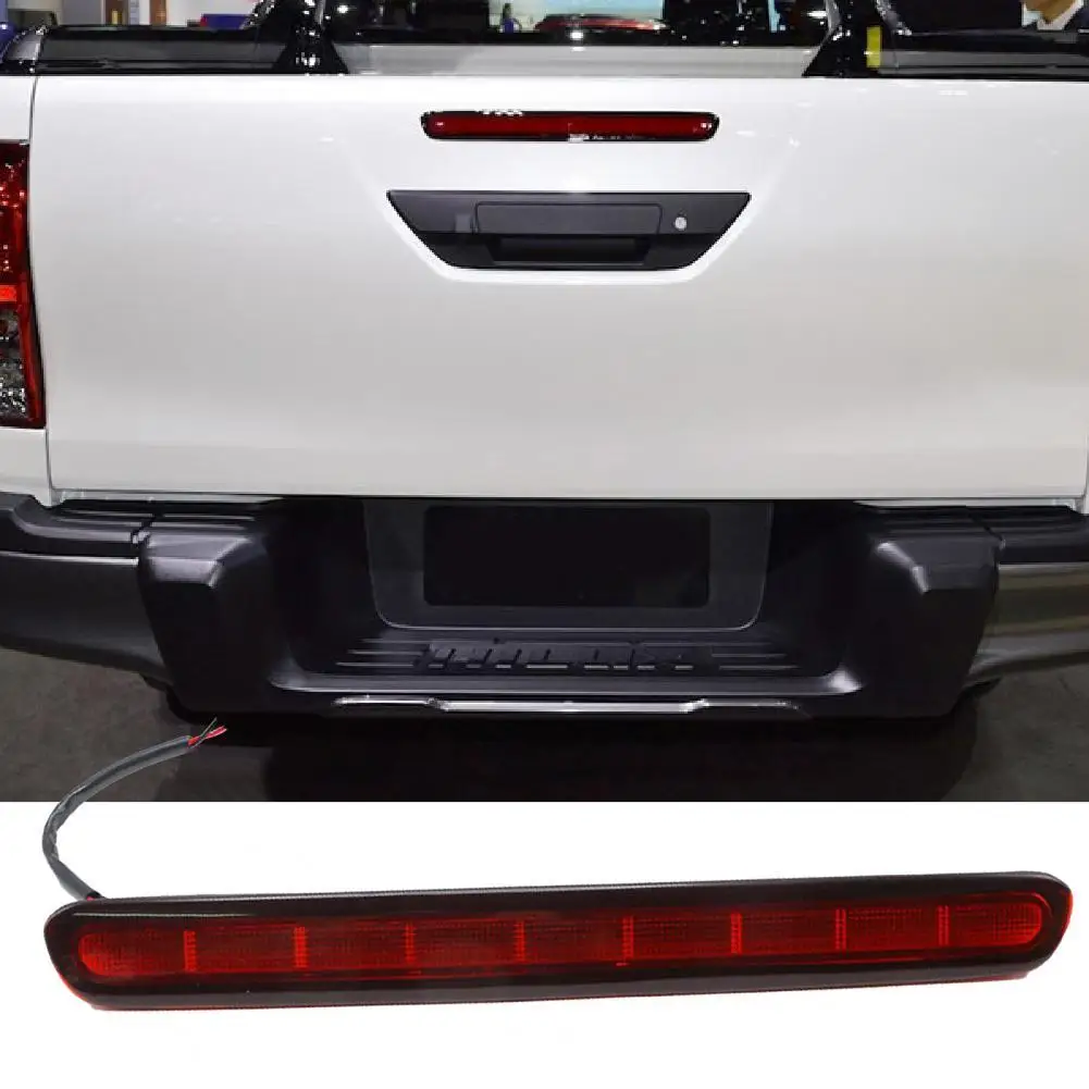 3rd Brake Light Long-lasting Powerful Red LED Tailgate Rear Light Replacement 81570-0K100 Compatible with Toyota Hilux 15-18
3rd Brake Light Long-lasting Powerful Red LED Tailgate Rear Light Replacement 81570-0K100 Compatible with Toyota Hilux 15-18