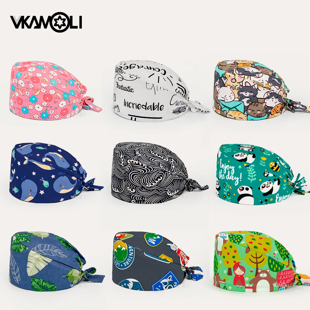 Cartoon animal print womens and men Scrubs Caps Pet Grooming Agency Work Scrubs Breathable Lab Hat sgorro enfermera nursing cap
Cartoon animal print womens and men Scrubs Caps Pet Grooming Agency Work Scrubs Breathable Lab Hat sgorro enfermera nursing cap