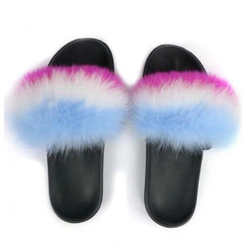 Women's Winter Fox Fur Slippers Women's Fur Slides Female Fur Flip-flop Home Furry Fur Sandals Non-slip Fluffy Plush Shoes
Women's Winter Fox Fur Slippers Women's Fur Slides Female Fur Flip-flop Home Furry Fur Sandals Non-slip Fluffy Plush Shoes