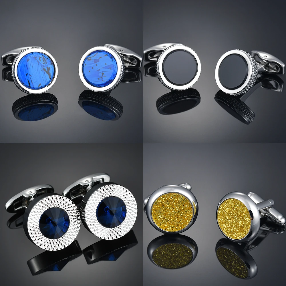 High Quality Luxurious Classic Cufflinks Blue Sandstone Back Gold Color Stone Fashion Men's Shirt Wedding Cufflinks Gifts
High Quality Luxurious Classic Cufflinks Blue Sandstone Back Gold Color Stone Fashion Men's Shirt Wedding Cufflinks Gifts