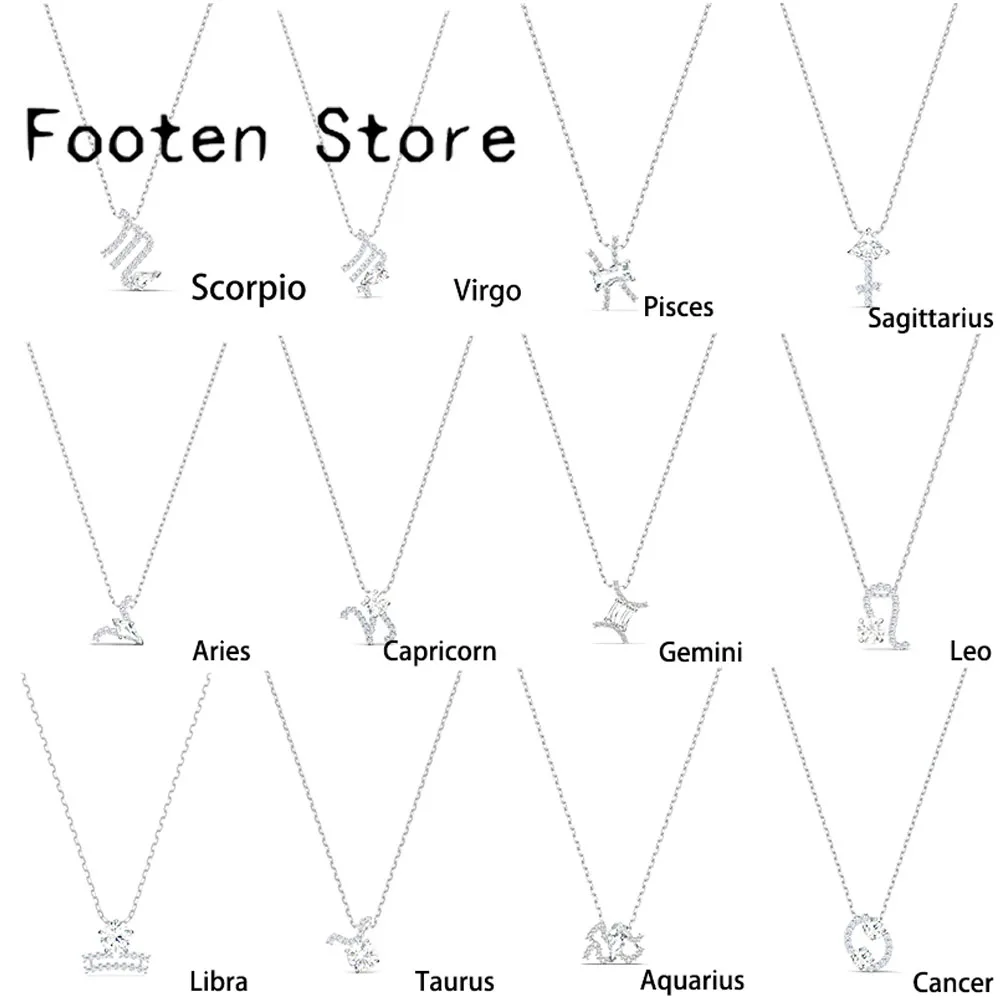 SWA Fashion Lady Jewelry Charming Exquisite Geometry Twelve Constellation Fashion Jewelry Set Party Jewelry Gift For Women
SWA Fashion Lady Jewelry Charming Exquisite Geometry Twelve Constellation Fashion Jewelry Set Party Jewelry Gift For Women