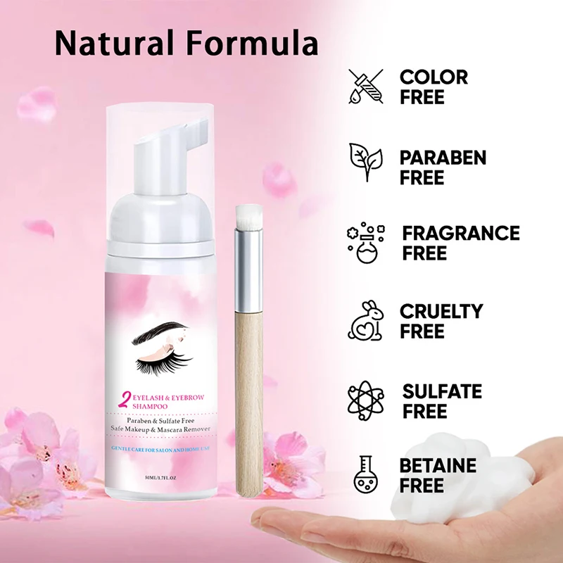 2in1 Eyelash Mousse Cleaning Foam Eyelash Extensions Cleaner No Stimulating Shampoo MPwell
2in1 Eyelash Mousse Cleaning Foam Eyelash Extensions Cleaner No Stimulating Shampoo MPwell