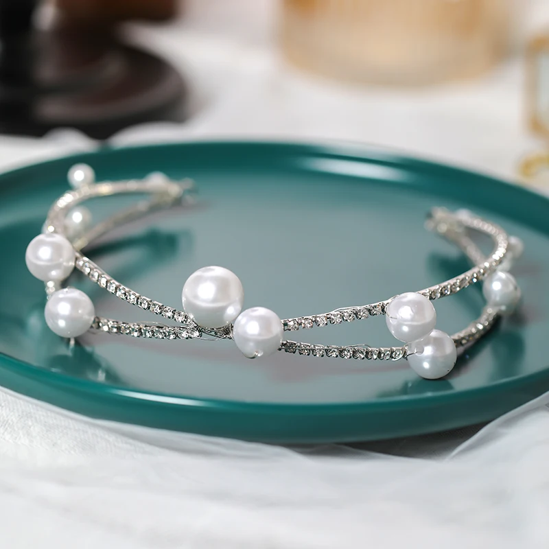 Pearl Rhinestone Hair Hoop Hairband Hair Accessories For Women Girl Bridesmaid Headband Simple Type Decoration on the Head
Pearl Rhinestone Hair Hoop Hairband Hair Accessories For Women Girl Bridesmaid Headband Simple Type Decoration on the Head