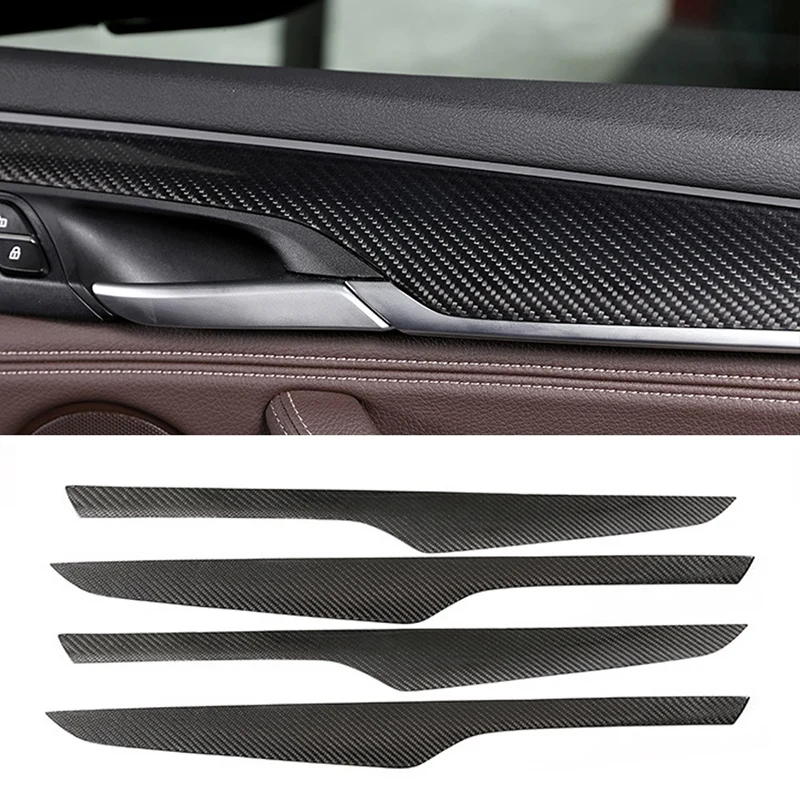 Car Interior Door Cover Trim Strips For-BMW X5 F15 X6 2014-2018 Real Carbon Fiber Inner Decoration Sticker
Car Interior Door Cover Trim Strips For-BMW X5 F15 X6 2014-2018 Real Carbon Fiber Inner Decoration Sticker