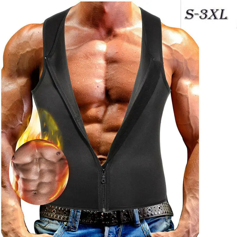 Fashion Men's Corset Tops Slimming Neoprene Vest Sweat Shirt Body Shaper Waist Trainer Shapewear Sleeveless Shaper Clothing
Fashion Men's Corset Tops Slimming Neoprene Vest Sweat Shirt Body Shaper Waist Trainer Shapewear Sleeveless Shaper Clothing