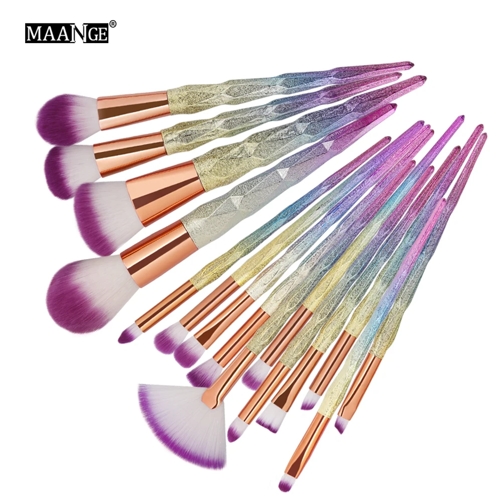 MAANGE 15Pcs/Kit Beauty Makeup Brushes Set Powder Foundation Eye Shadow Blush Highlight Full Function Cosmetics Brush Tool Kits
MAANGE 15Pcs/Kit Beauty Makeup Brushes Set Powder Foundation Eye Shadow Blush Highlight Full Function Cosmetics Brush Tool Kits