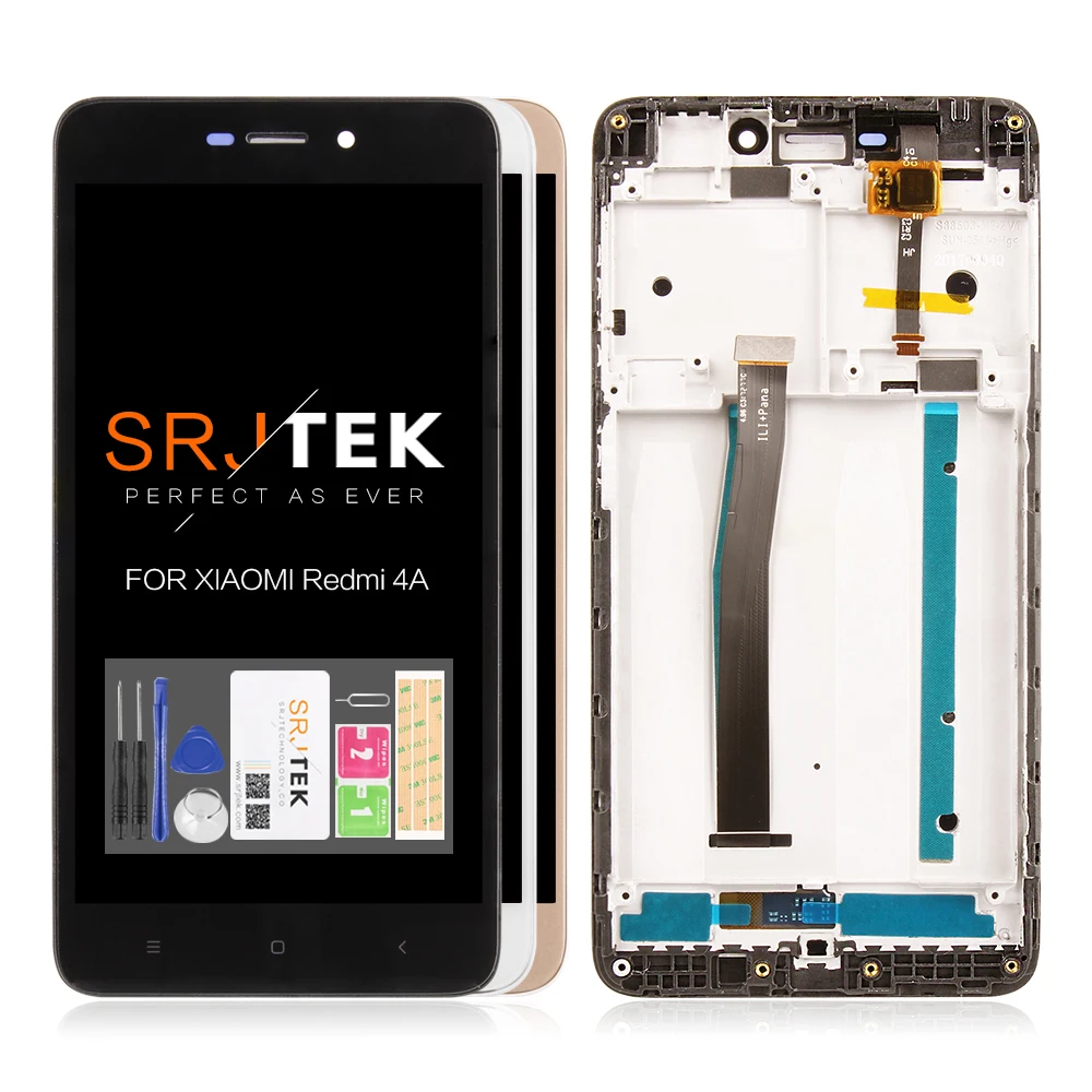 Srjtek For Xiaomi Redmi 4A 4 A LCD Display Matrix + Touch Screen Digitizer Full Assembly 5.0'' 1280x720 For Xiaomi4A Repair Part
Srjtek For Xiaomi Redmi 4A 4 A LCD Display Matrix + Touch Screen Digitizer Full Assembly 5.0'' 1280x720 For Xiaomi4A Repair Part