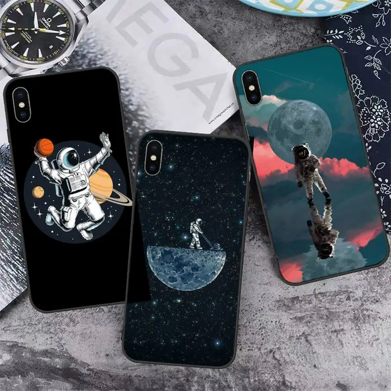 Space Moon Astronaut Phone Case for iPhone 13 12 11 mini pro XS MAX 8 7 6 6S Plus X 5S SE 2020 XR
Space Moon Astronaut Phone Case for iPhone 13 12 11 mini pro XS MAX 8 7 6 6S Plus X 5S SE 2020 XR