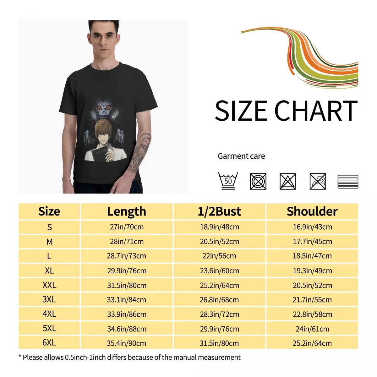 Anime Fans Yagami Light 3 mans T Shirt fashion Short sleeveRound neck T-shirt
Anime Fans Yagami Light 3 mans T Shirt fashion Short sleeveRound neck T-shirt