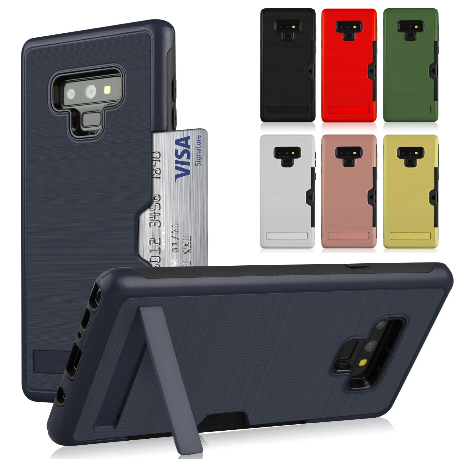 Чехол подставка Гибридный для Samsung Galaxy S10 + S9 S8 Plus Note 8 9|Бамперы| |