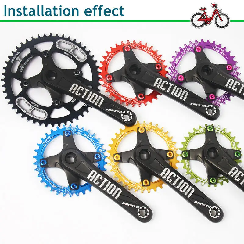 SNAIL MTB Crankset 104BCD Narrow Wide Chainring Round 30-52t ChainWheel Bicycle Chain Ring Mountain Bike Parts Accessories
SNAIL MTB Crankset 104BCD Narrow Wide Chainring Round 30-52t ChainWheel Bicycle Chain Ring Mountain Bike Parts Accessories