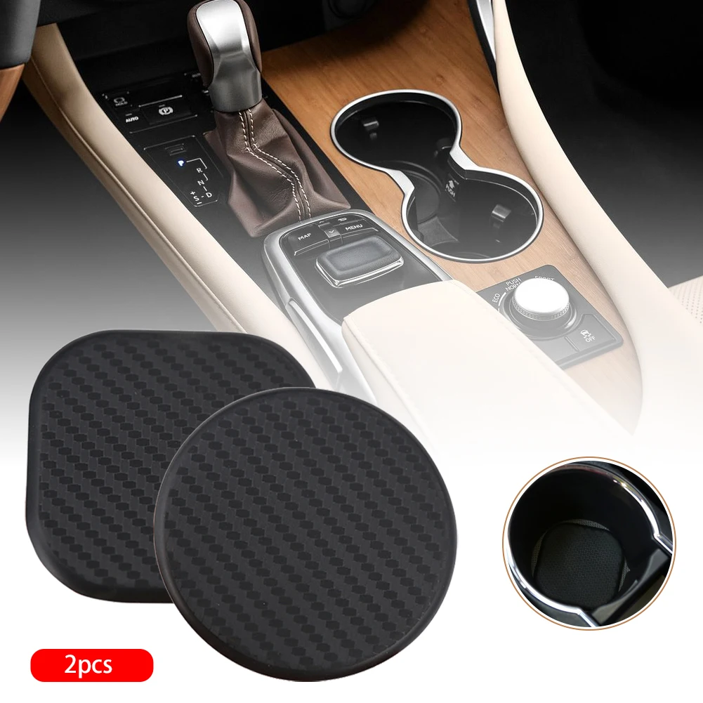 New 2Pcs High Quality Non-slip Elastic Durable Carbon Fiber Look Car Auto Water Cup Slot Non-Slip Mat Pad Accessories Hot Sale
New 2Pcs High Quality Non-slip Elastic Durable Carbon Fiber Look Car Auto Water Cup Slot Non-Slip Mat Pad Accessories Hot Sale