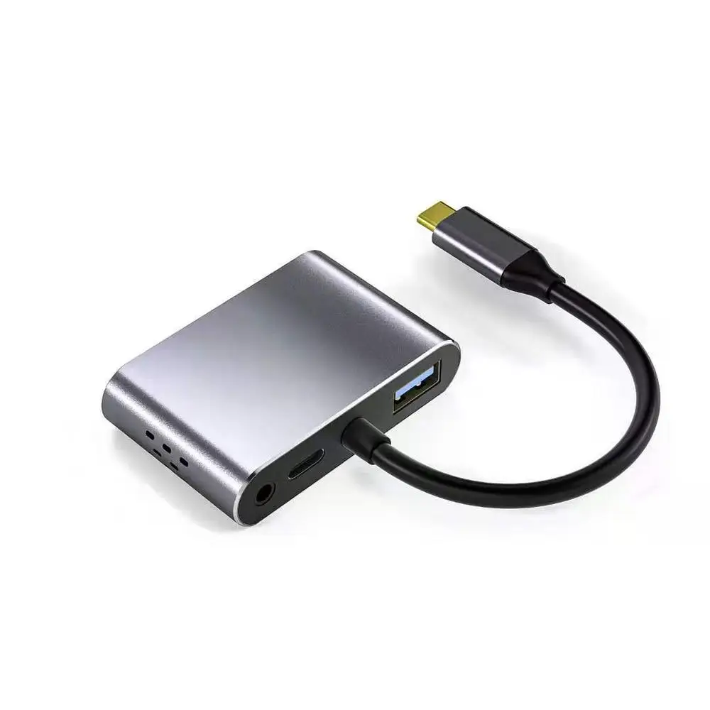 5 In 1 Aluminium Alloy Docking Station Type-c To Hdmi 4K * 2K / 30Hz Vga 1080P / 60Hz Pd Usb3.0 Hub With Screen Hub Laptop Parts 
5 In 1 Aluminium Alloy Docking Station Type-c To Hdmi 4K * 2K / 30Hz Vga 1080P / 60Hz Pd Usb3.0 Hub With Screen Hub Laptop Parts