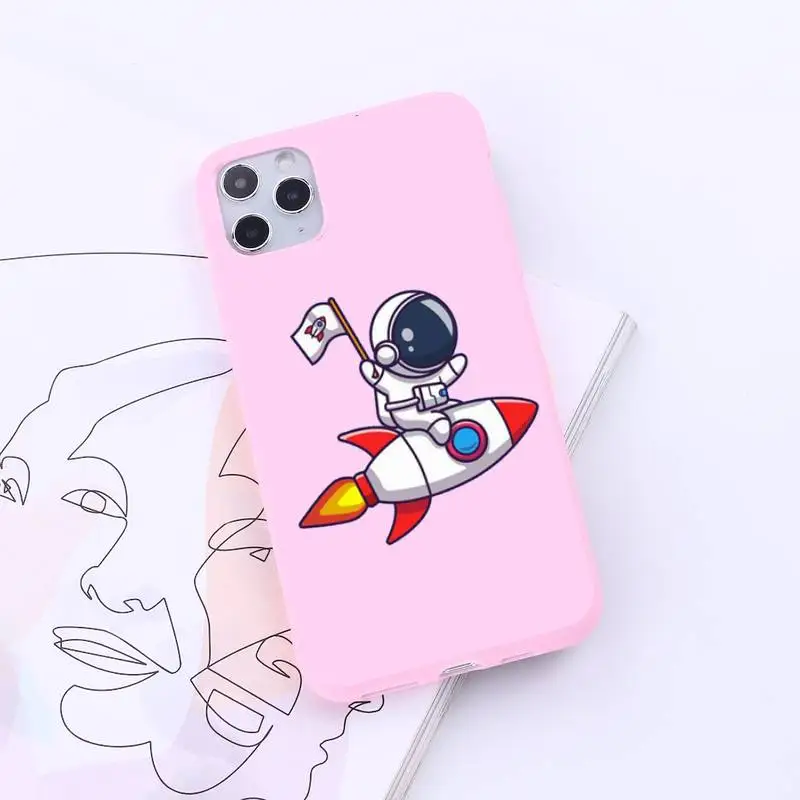 Astronaut Planet Star Cute Cartoon Phone Case Candy Color for iPhone 6 7 8 11 12 s mini pro X XS XR MAX Plus Anti-fall custom
Astronaut Planet Star Cute Cartoon Phone Case Candy Color for iPhone 6 7 8 11 12 s mini pro X XS XR MAX Plus Anti-fall custom