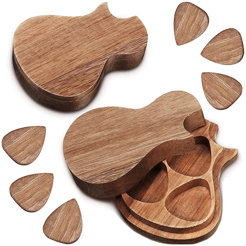 2 Sets of Guitar Pick Box Folk Guitar Picks for Guitar Instrument Accessories, with 6 Picks
2 Sets of Guitar Pick Box Folk Guitar Picks for Guitar Instrument Accessories, with 6 Picks
