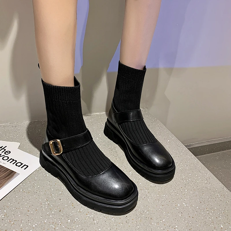 2021 New Women Short Boots Fashion Platform Pu Leather Thick Heel Winter Shoes for Woman Warm Elastic Casual Lady Footwear
2021 New Women Short Boots Fashion Platform Pu Leather Thick Heel Winter Shoes for Woman Warm Elastic Casual Lady Footwear
