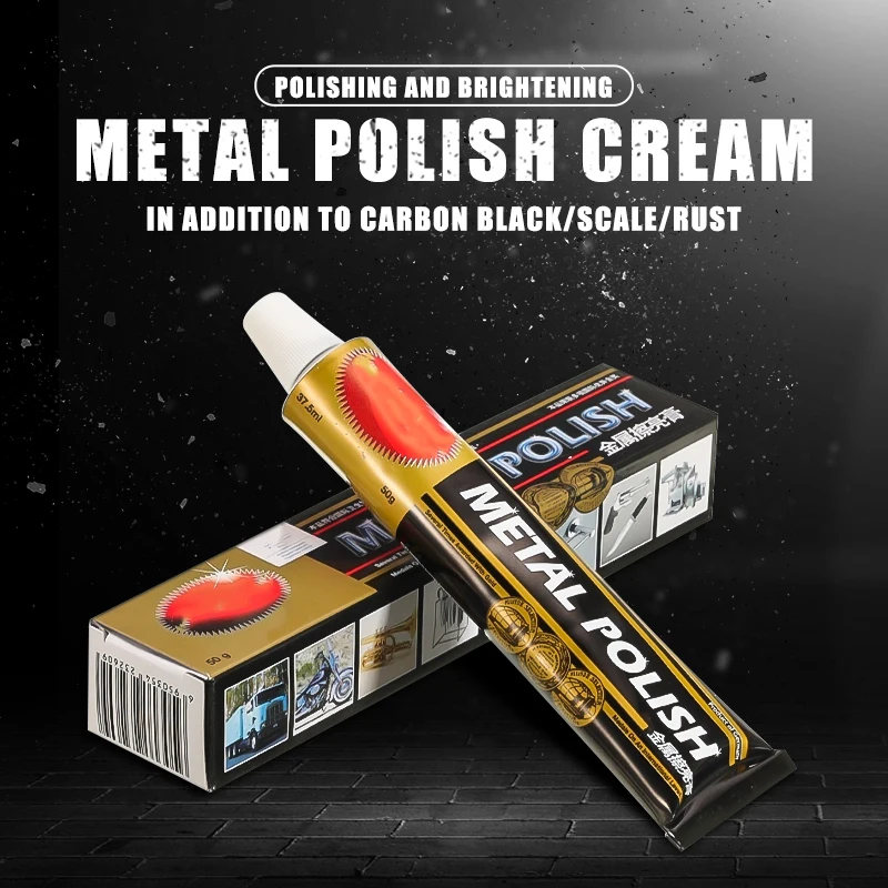 

50g/100g Metal Polish Cream Iron Polishing-Paste Rust Remover Multi-Purpose Abrasive Paste Copper Stainless Steel Cleaning