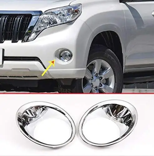 For Toyota Land Cruiser Prado FJ150 150 2014-2017 ABS Chrome Car Front Fog Lamp Frame Trim
For Toyota Land Cruiser Prado FJ150 150 2014-2017 ABS Chrome Car Front Fog Lamp Frame Trim