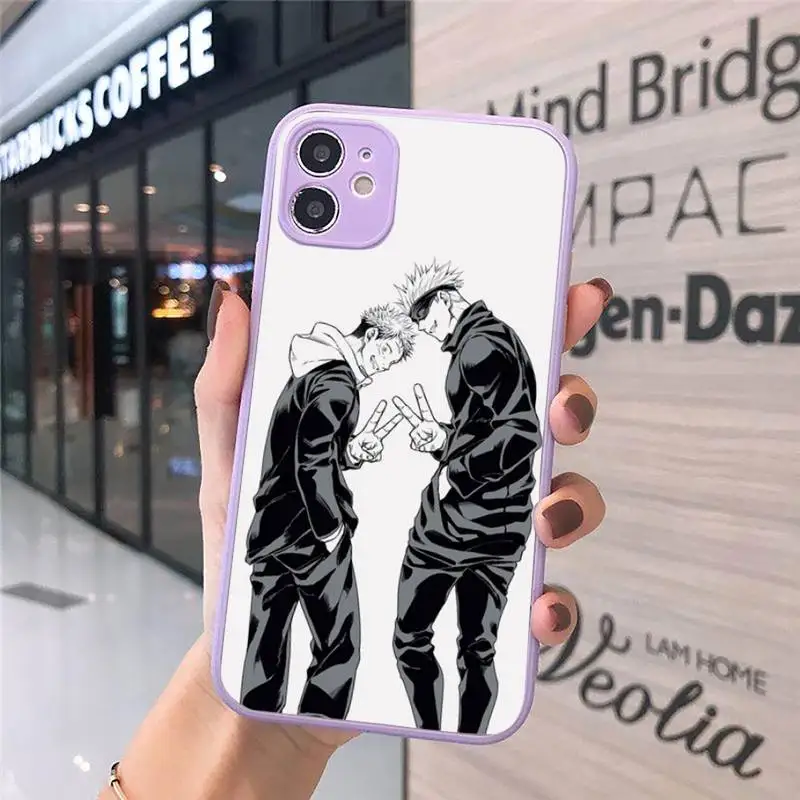 Jujutsu Kaisen Satoru Gojo Comics Phone Case For iPhone 12 11 Mini Pro XR XS Max 7 8 Plus X Matte transparent Purple Back Cover
Jujutsu Kaisen Satoru Gojo Comics Phone Case For iPhone 12 11 Mini Pro XR XS Max 7 8 Plus X Matte transparent Purple Back Cover