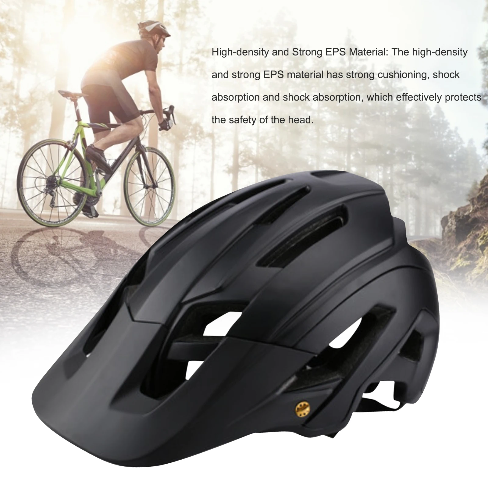 Outdoor Road Mountain Bike Helmet Ultra-light Safety Sports Bike Helmet Bicycle Head Protector Wide Brim Cycling Safety Helmets 
Outdoor Road Mountain Bike Helmet Ultra-light Safety Sports Bike Helmet Bicycle Head Protector Wide Brim Cycling Safety Helmets